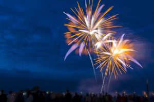 beautiful colorful fireworks