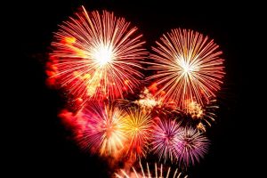 colorful firework photo